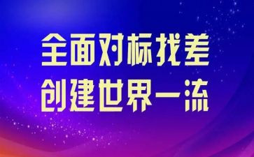 工程对标总结报告优质5篇