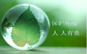 保护环境人人有责的演讲稿模板5篇
