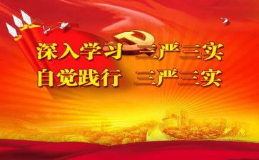 三严三实专题三心得体会6篇