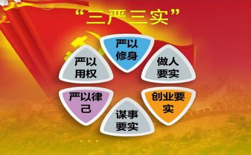 三严一践行心得体会8篇
