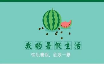 暑假工作总结模板5篇