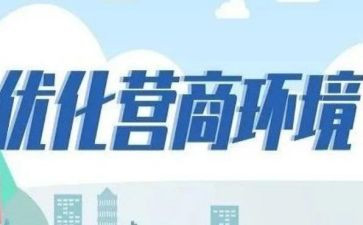 学营商环境心得体会6篇